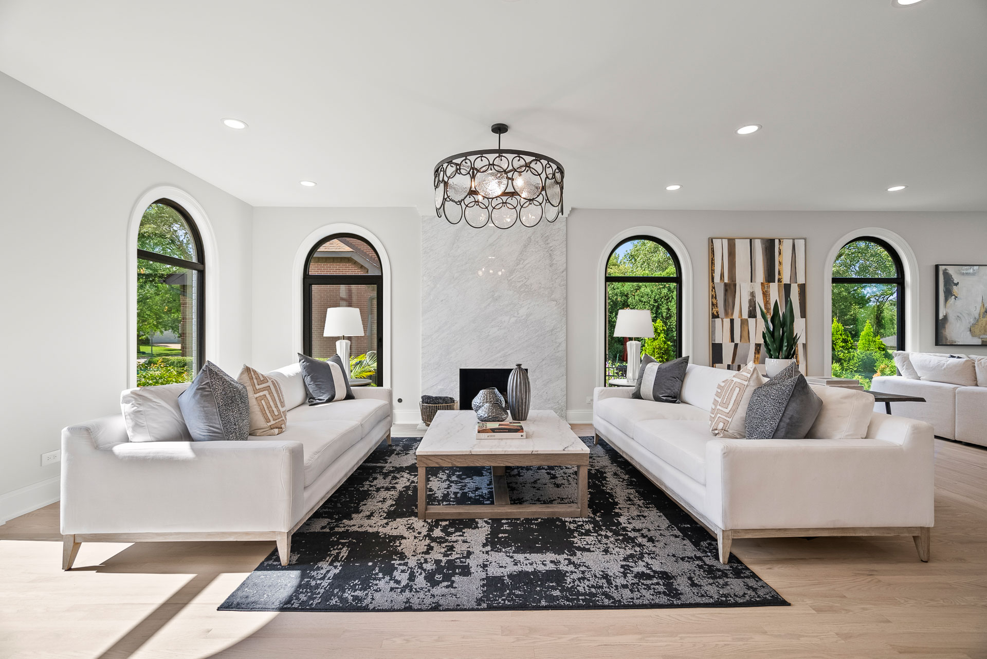 Complete home remodeling project by Berno Renovations, including interior renovation and custom updates