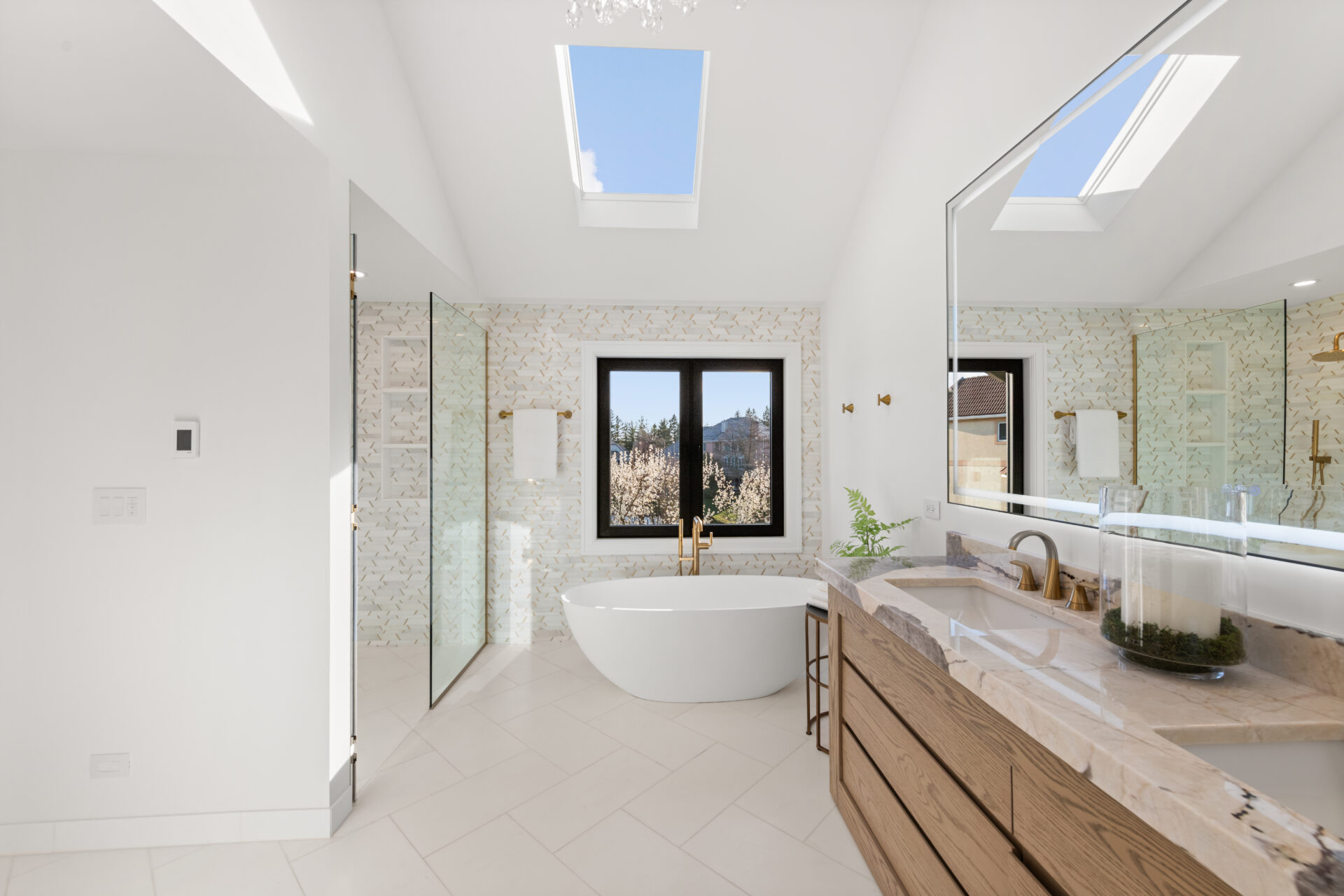Bedroom remodeling by Berno Renovations with updated flooring, walls, lighting, trim, and modern finishes
